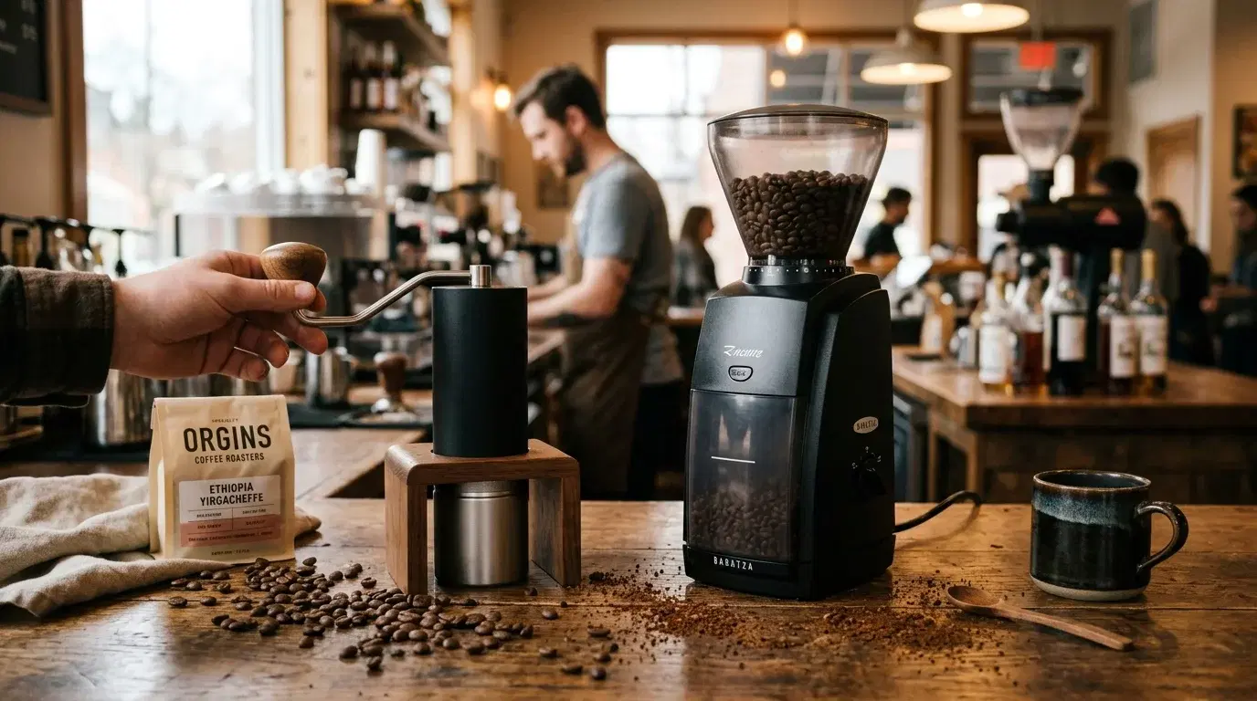 Moulin à Café Manuel vs Électrique : Le Guide Complet 2026