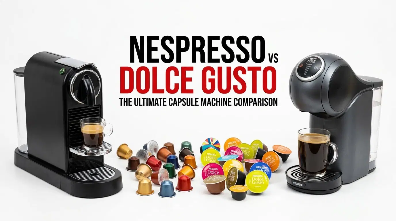 Meilleurs Machines à Café Capsules 2026 : Nespresso vs Dolce Gusto