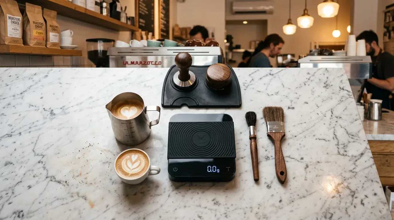 7 Accessoires Barista Indispensables 2026 : Le Kit Complet — Guide & Avis