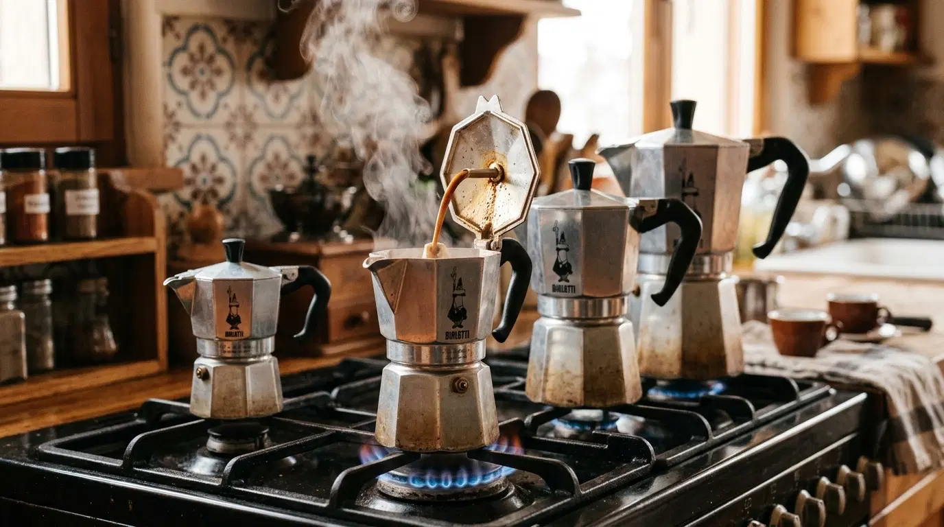 Meilleures Cafetières Italiennes Moka 2026 : Comparatif et Guide d'Achat